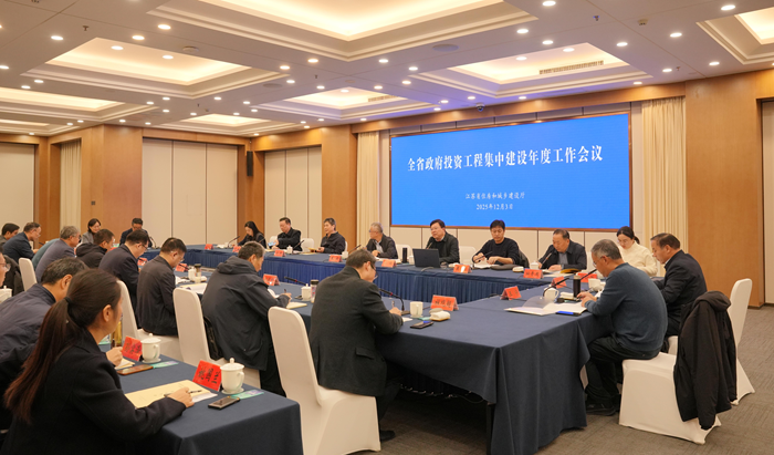 全省政府投资工程集中建设年度工作会议暨观摩交流会在宿迁市召开