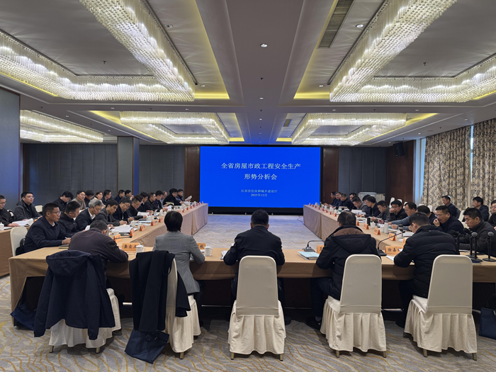 我厅组织召开全省房屋市政工程安全生产形势分析会