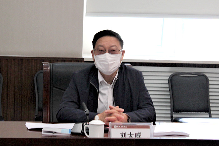 刘大威副厅长讲话现场查看项目建设情况乔鹏/文  徐州工程学院/供图